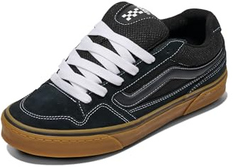 Vans Men's Caldrone Shoe, Suede Mesh Black/Gum, 9