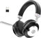 Wantek Auriculares inalámbricos Bluetooth con micrófono USB Dongle, Auriculares inalámbricos con micrófono, dongle USB para PC/Oficina/Zoom/Skype/Laptop