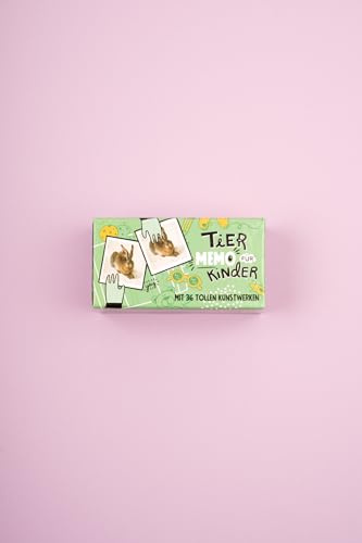 Tier Memo Kunst für Kinder | Animals Matching Game Art for Kids: Kunst für Kinder. Gedächtnisspiel mit 36 Motiven berühmter Maler | Art for Kids