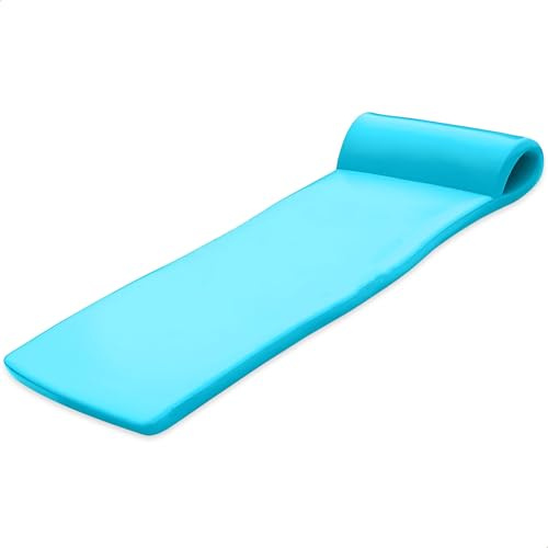 TRC Recreation Sunsation 1.75 Thick Foam Pool Float Water Lounger w/ Headrest for Adult Lounging & Sunbathing in Swimming Pools, Beaches & Lakes, 70 x 26