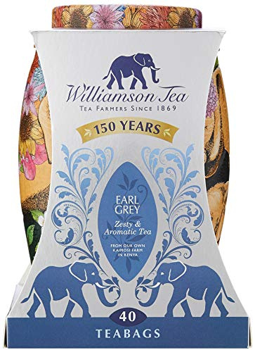 Reap What You Sow Elephant Tea Caddy - Earl Grey Tea Bags - 100g - 40 Individual Tea Bags - Limited Edition Tea Bag Caddy