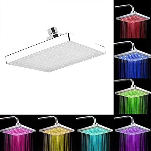Led Shower Head， Led Sr Head, Colour Changing Rain Sr Head 12”