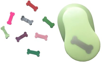 Carykon Motivstanzer mit Hebel, 2,5 cm - knochenfarben，Zufällige farben.