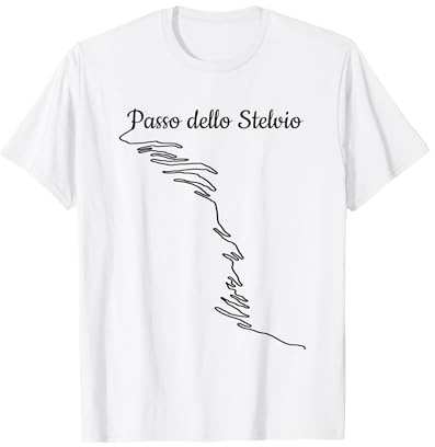 Passo dello Stelvio Bike Moto et cyclisme T-Shirt