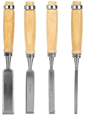 kippen 1087A Set of 4 Chisels for Woodworking