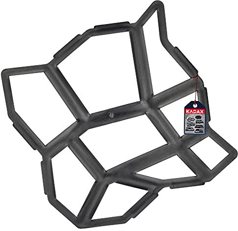 Forma di Pietra di pavimentazione kadax in plastica, Forma in Cemento, Forma, Forma della cassaforma, Forma per Pietre per la pavimentazione, Forma del Trampolino, (41,8 x 42,3 x 3,8 cm, Campione 3)