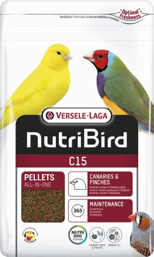 Versele-laga - Pienso de Mantenimiento NUTRIBIRD C15 3 KG para Canarios y pequeñas Aves