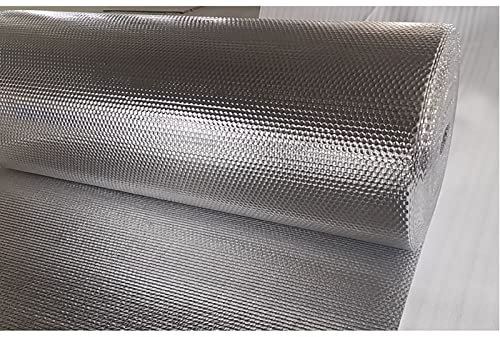 Aluminium Dampfsperrfolie Dampfsperre Dach Innen Dampfsperre zur Dämmung Dampfsperrfolien zur Dachisolierung Dach dampfsperre sauna Dampfsperren,Dachisolierung Selbstklebend (Size:1x8m/3.2x26.2ft)