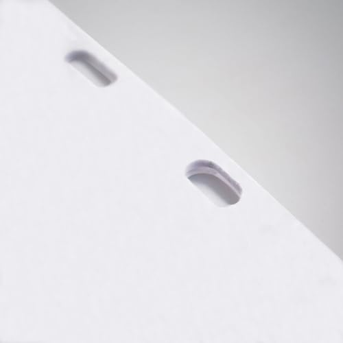Blocco fogli per lavagna a cavalletto | kit 20 fogli bianchi o quadretti dimensioni cm 65 x 97 (cm 65 x 97, Bianco)