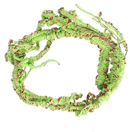 Angoily Vigne Artificielle Flexible pour Terrarium, Vert, Fil Fer PU | Aménagement Paysager Tropical, Usage Maison, Sûr à Utiliser, Décor de Vivarium