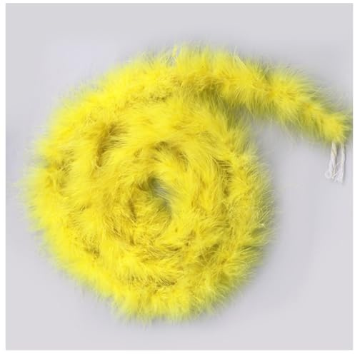 Wisafory Boa de plumas de 2 m, guirnalda de plumas mullidas, boa para manualidades, costura, plumas, boa, disfraz, accesorios para bodas, carnaval, fiesta temática, Navidad, fiesta, decoración,