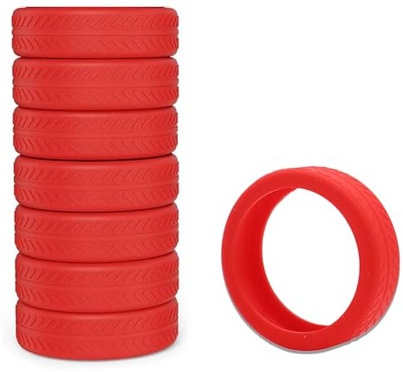 8 Pezzi Copriruote per Bagagli in Silicone, Copriruote per Valigie, Copertura di Protezione Della Ruota del Vano Bagagli, Coperture Protettive per Ruote per Bagagli in Silicone, per Valigie