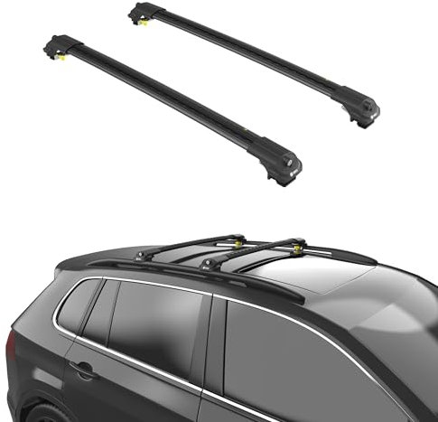 TURTLE kompatibel mit Volkswagen Caravelle (T6) 2016-2024 Air1 Dachträger | SCHWARZ