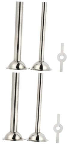 Alipis 2pcs German Sausage Maker Set Stainless Steel Meat Mincer Grinder Easy Sausage Funnel Garlic Grinder Non-Rusting Making Accessories