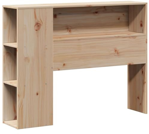 vidaXL Testiera per letto in legno massello di pino 90 cm