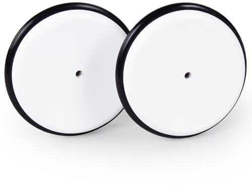 babybay Rollensatz mit Gummierung für Lernturm Littlefoot, weiß lackiert