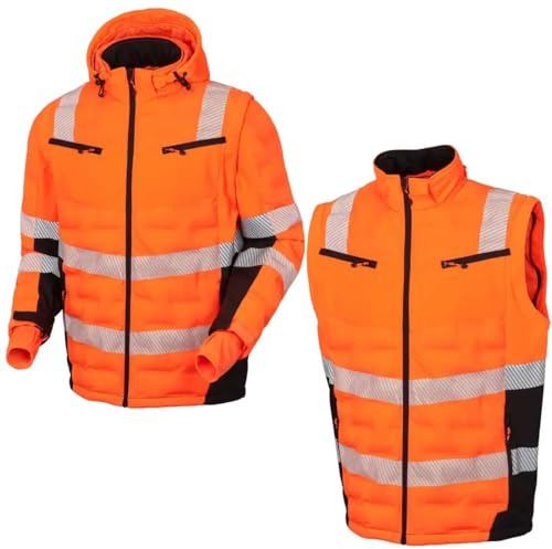 JAK 11138 Warnschutzjacke/Bodywarmer | Orange/Schwarz | 6XL
