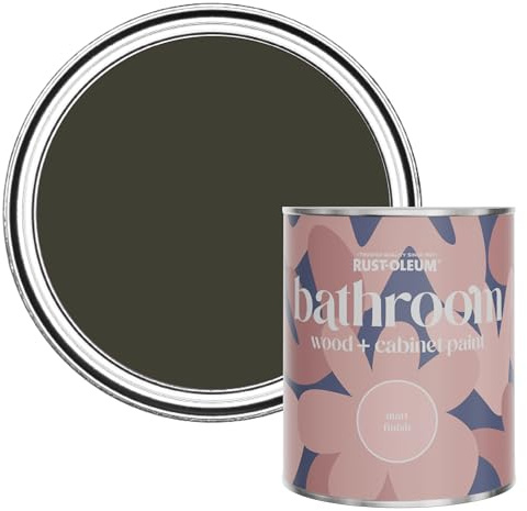 Rust-Oleum Mould, Mildew & Stain Resistant Bathroom Wood and Cabinet Paint in Matt Finish - Wallington 750ml