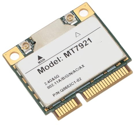 Sxhlseller Adaptador de Tarjeta de Red Inalámbrica WiFi 6, 5 GHz 1200 Mbit/S 2.4 GHz 574 Mbit/S WiFi 6 Tarjeta Inalámbrica para Ganar 10 11