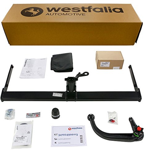 Westfalia Abnehmbare Anhängerkupplung für Suzuki Vitara (LY) (BJ 03/2015-09/2018), Suzuki SX4 S-Cross (JY) (ab BJ 09/2013) - im Set mit 13-pol. fzg.-spez. Westfalia Elektrosatz