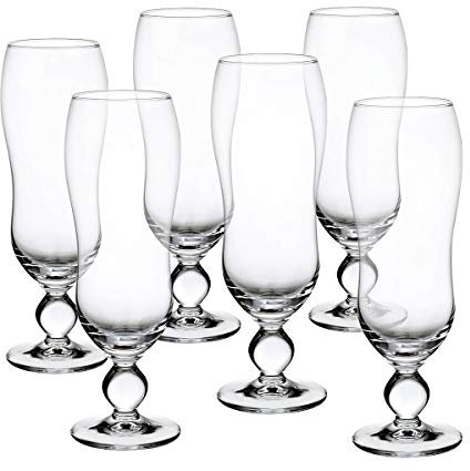 CRISTALICA Bierglas Biertulpe Pilsglas Kamenz 6er-Set 300ml