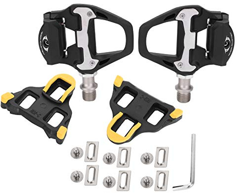 Keenso Mountainbike Pedal, ‑SL Rennrad Selbstsperrende Pedale mit Schuhplatten Fahrradpedal