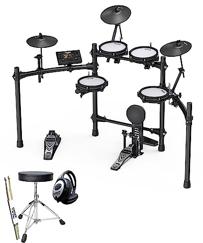 Nux DM-210 E-Dum elektronisches Schlagzeug Drumset + keepdrum Zubehör-Set