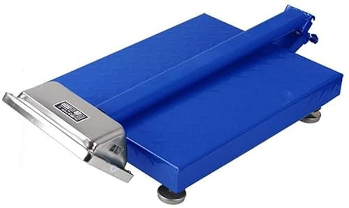 OnSaya Balance Industrielle Grande Plate-Forme électronique 100 kg Écran LED étanche Pliable Capteur de Haute précision - Balances de Cuisine Bleues