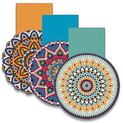 3 Pezzi Segnalibri Magnetici, Mandala Segnalibro Personalizzato, Segnalibro Legami, Regalini Compleanno