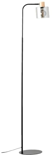Lightbox moderne Stehlampe - 160 x 25 x 32 cm - Stehleuchte mit | Stehlampe, 160 x 25 x 32 cm, E27, max. 40 W, Rauchglas