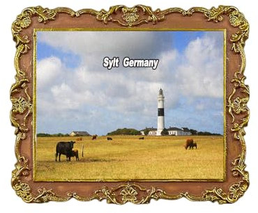Sylt Germany Kühlschrankmagnet 3D Reise Souvenir Kühlschrank Dekoration Magnetaufkleber Basteln Kollektion