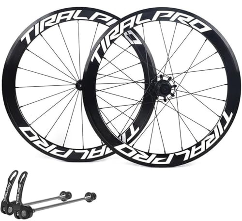 Fahrrad-Laufradsatz Schnellspanner-Felgenbremse 700C Rennrad-Raddichtungslager 20/24H Alu-Alu-Felgenunterstützung 7/8/9/10/11-Fach Kassette,Schwarz