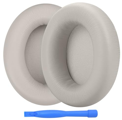 Ear Pads Replacement for Beats Studio Pro Wireless Noise Cancelling Headphones by MMOBIEL – Memory Foam and Protein PU Ear Pad Cushions – Noise Isolation Earpads Replacement – Grey
