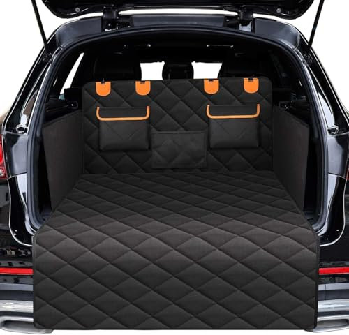 FJCKGF Kofferraumschutz Hund für Mini Counry Man F60, 600D Wasserdichtes Oxford-Gewebe Kofferraum Schutzmatte Hund Kratzfest Hundedecke Auto Kofferraum,Orange