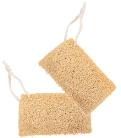 BEBEMOKO 2piezas Esponja De Lufa Para Fregar Platos Multifuncional Limpia Utensilios De Cocina Duradera y Ecológica