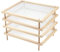 Besreey Essiccatore per pasta con rete, in legno, per asciugare la pasta o la casa, impilabile, per pasta e funghi, 39 x 24 cm