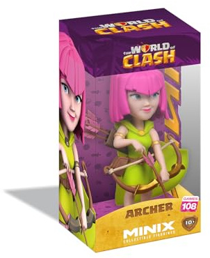 MINIX – Videospel #108 – World of Clash – bågskytt – samlarfigur 12 cm