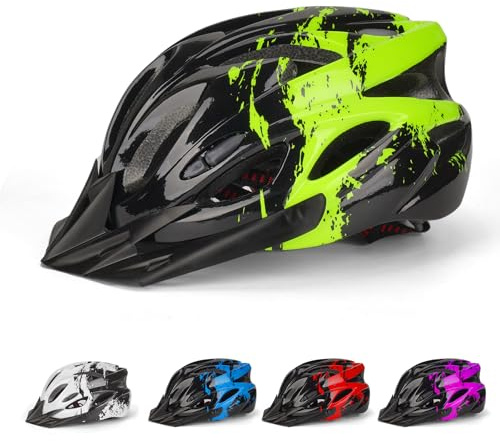 Kids Bike Helmet, Boys Girls Adjustable Kids Helmet Age 3-15 Years Old, Multi-Sport Children Helmet, Child Safety Bicycle Scooter Skating Cycling Helmet 50-59cm
