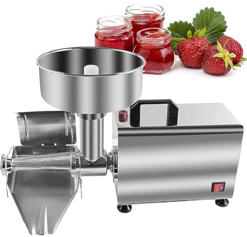 GTHTUHFD Passapomodoro, Passapomodoro E Macchina per Marmellate E Salse, Tritatutto Elettrico, Macchina per Estrusione di Frutta E Marmellate per Inscatolamento di Marmellate