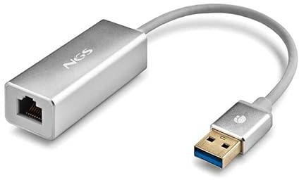 Convertisseur USB 3.0 vers Ethernet Gigabit RJ45 Femelle 15 cm, idéal pour connecter des appareils aux réseaux Haute Vitesse.