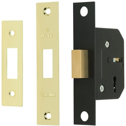Sterling MLD325 65 mm (2,5 tum) 3-spak dödlås – mässing