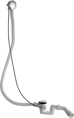 Duravit D-Code Ab- und Überlaufgarnitur Chrom 350x80x400mm