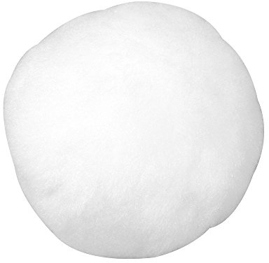 Rayher Pompons, weiß, 38 mm ø, Btl. 20 Stück, Plüschbälle, zum Basteln und Dekorieren, 7652402