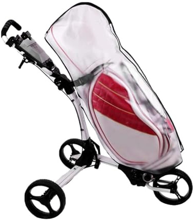 Agatige Funda Impermeable para Bolsa De Golf, Cubierta De Lluvia para Bolsa De Golf Transparente Carritos De Golf A Prueba Cubierta Agua Protección contra para Bolsa De Golf