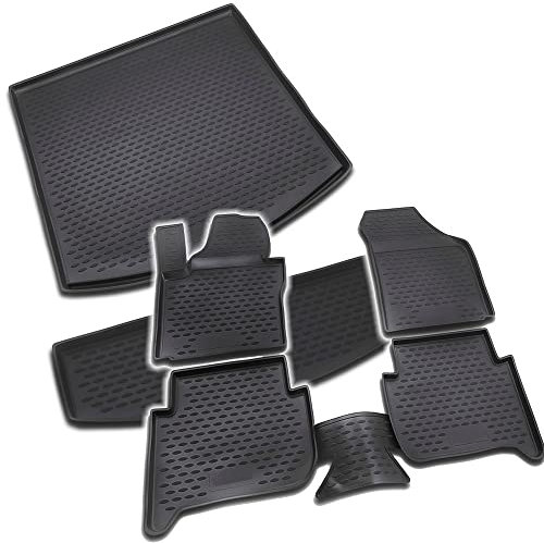 AD Tuning *TM30016+FM21014 Gummi Fußmatten + Kofferraumwanne im Set