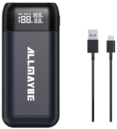 XTAR PC2 18650 cargador de batería 21700 cargador de batería cargador de batería salida USB (negro)