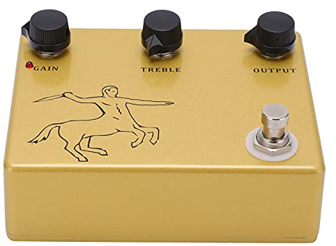 Xcello Guitar Effect Pedal Overdrive True Bypass Adjustable Portable Instrument Accessory for Acoustic, Bass, and Electric Guitars