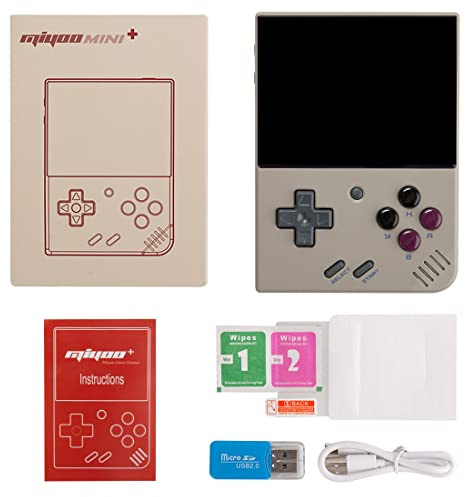 ExploTex Mioyo Mini Plus Retro-Handheld Spielkonsole, 3.5-Zoll Tragbare WiFi Handheld-Retro-Spielekonsole