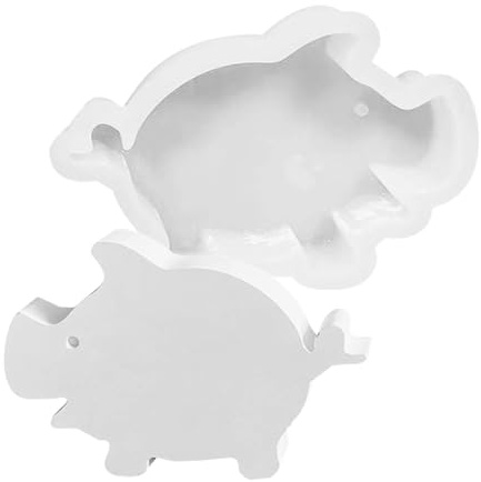 Generisch Silikonform Schwein, Gießformen für Mousse Kuchenform, Glücksschwein-Ornamente, Formen für Schlüsselanhänger und Schmuck-Ornament-Deko