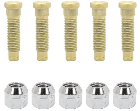 GNXfixt Radnabe Bolzen Schraube Satz M12x1,5 für Astra J GTC Mokka X Zafira C Tourer Cascada Ampera 9595179, 9598799 Stehbolzen Radmutter